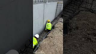 #precast #footing work with #steel #crane