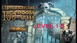 Can You Escape The 100 Room VIII Level 1 2 3 4 5 Walkthrough.