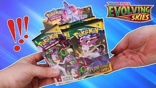 Opening a Pokemon Evolving Skies Booster Box!