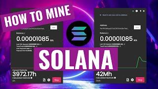 Mining SOLANA (SOL) on ANY GPU & CPU | Very Easy Tutorial for Beginners | unMineable | Windows| 2022