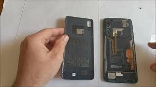 Huawei P smart Z battery cover removed