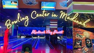 BOWLING with friends in Madinah...