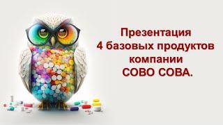 Презентация 4 базовых продуктов компании СОВО СОВА.