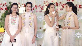 Balakrishna Daughters Nara Brahmani & Tejaswini Visulas at Akhanda 2 Movie Opening Ceremony