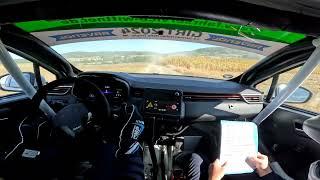 Onboard Renault Clio Rally5 Team Wittner 2. Sindermann Rallyesprint Hünstein 2024