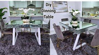 DIY DINNING TABLE||SMALL SPACE HOME DECOR IDEA