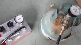 RP50 pressure test pump test video