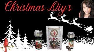 Christmas DIYs, challenge item Glass Jars, Cutting Matt’s &