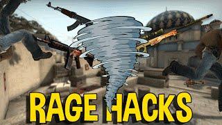 CS:GO RAGE SPINBOT HACKER (OVERWATCH FUNNY MOMENTS)