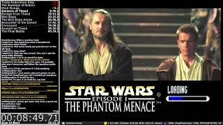 [PS2] Star Wars Episode I - The Phantom Menace (Any% Speedrun) - 40:21 (Stream)