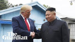 Kim Jong-un welcomes Donald Trump to North Korea