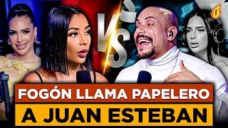 FOGON LLAMA PAPELERO A JUAN ESTEBAN “LE RECUERDA SU PASADO CON AMELIA EN FOGARATÉ”