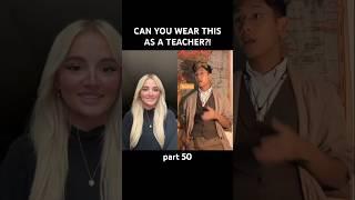 CAN YOU WEAR THESE OUTFITS AS A TEACHER?! creator: jammel_ives #outfit #fashion #teacher #style