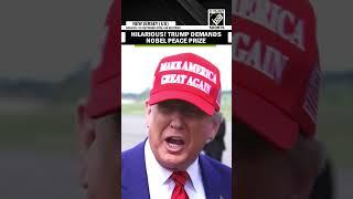 US President Trump makes hilarious remarks on receiving Noble peace prize for India Pakistan truce