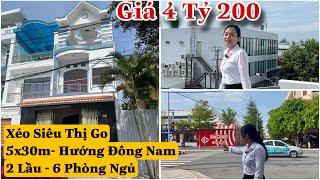 Nhà Mặt tiền 2 Lầu 6 Phòng cách Siêu Thị Go 30m vị trí tiện lợi Giá 4 Tỷ 200 #datvangkiengiang