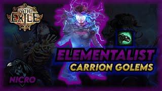 Path of Exile 3.11 - Elementalist - Carrion Golems - BUILD SHOWCASE