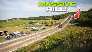 Racing Towards A MASSIVE 150ft Hill in 1000+ Horsepower Cars!  (KD Dragway)