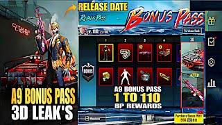 Next A9 Bonus Pass 1 To 110 M249 Upgrade Gun Skin 3D Leak's Release Date Pubg mobile