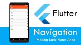 Flutter - Navigation & Routes | Flutter Tutorial for Beginners