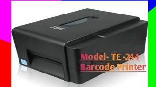 Model TSC -TE244 Barcode printer Label guide chenge Review  ....