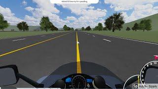 Motorcycle Driving in Roblox Roanoke