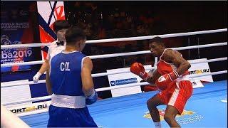 Preliminaries (57kg) KISTOHURRY Samuel (FRA) vs AVILA SEGURA Ceiber David (COL) /AIBA World 2019