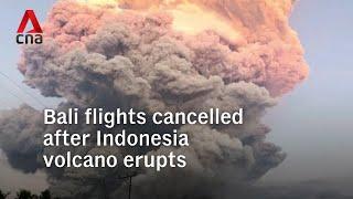 Bali flights cancelled after Mount Lewotobi Laki-Laki erupts