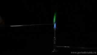 Thallium flame color