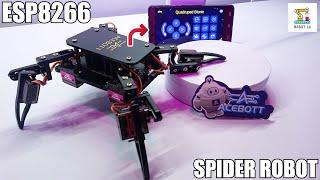 ACEBOTT ESP8266 Quadruped Bionic Spider Robot With Arduino | 8DOF | Robot Lk | Introduction