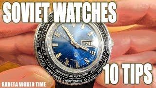 Soviet/Russian vintage watches? 10 tips before you buy!