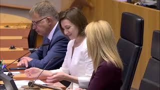 Plenary Session with the President of Moldova Maia Sandu - 18th May 2022