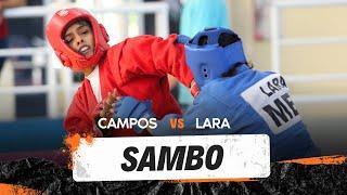 CAMPOS Luisaigna vs LARA Eustolia. Pan American Sambo Championships 2023