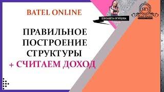 КАК СТРОИТЬ СТРУКТУРУ в Батэль - Виды варианта построения, МАРКЕТИНГ ПЛАН BATEL + считаем ДОХОД