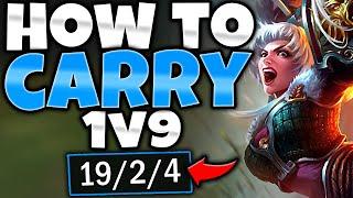 RIVEN MAINS... HOW TO LITERALLY 1V9! (ABUSE THIS BUILD) - S12 RIVEN GAMEPLAY (Season 12 Riven Guide)