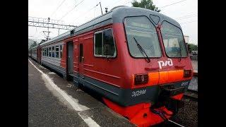 Кисловодск - Минеральные Воды. Вид из окна электропоезда Kislovodsk - Mineralnye Vody. Russian train