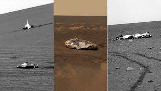 Spacecrafts Spotted by Mars Rovers: Perseverance, Curiosity