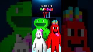 Garten of Banban 8 RP X New Update Pixel Morphs #shorts #shortvideo #gartenofbanban8