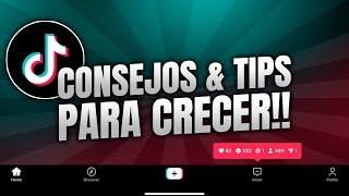 COMO CRECER EN TIKTOK 2024 - Consejos y tips para principiantes