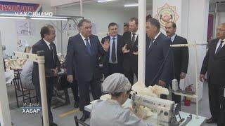 Исфаре: Президент открыл еще одну обувную фабрику 17/04/2022