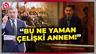 Bir tarafta Öcalan, diğer tarafta teğmenler... Küçükkaya "Bu ne yaman çelişki?" diyerek sitem etti!