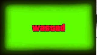 GTA5 wasted green screen effect   sound