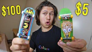 $5 TECH DECK VS $100 FINGERBOARD!