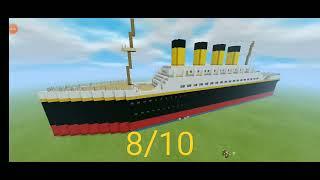 minecraft build: Titanic