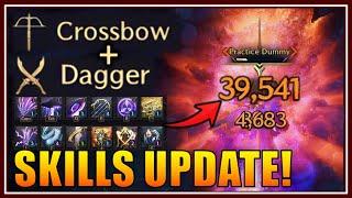 Throne and Liberty - Best Skill Rotation for Crossbow & Dagger! - Most Important Stat for 2x Damage!