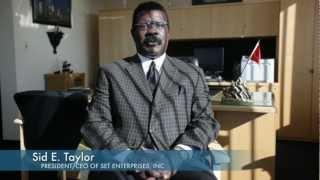 MMSDC helps veteran business owner Sid E. Taylor of SET Enterprises, Inc.