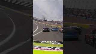 Ridiculous reflexes #carsonhocevar #nascar
