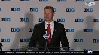 Nebraska Coach Scott Frost | 2018 Big Ten Football Media Days