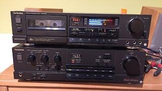 Technics RS-B605 Cassette Deck Demo with DBX  + service pictures