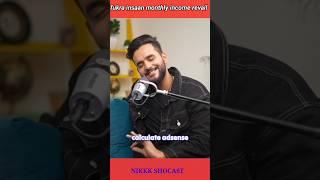 Fukra insaan monthly income revail |  #podcastclip