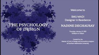 SMU MADI Designer in Residence: Nadine Dechausay